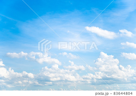 Beautiful blue sky and cloud. 83644804