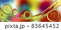xygen bubbles in a liquid 83645452