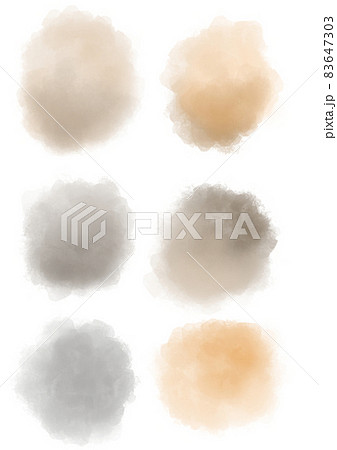 水彩風の円 83647303