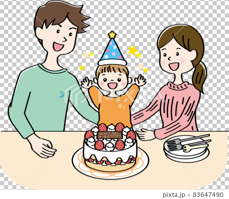 生活_家族でお誕生日会 83647490
