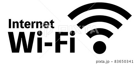 インターネット接続_Wi-Fiアイコン 83650341