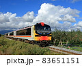 五能線：秋のリンゴ畑を行く観光列車(リゾ－トしらかみ　くまげら編成) 83651151