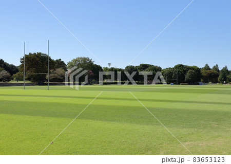 埼玉県熊谷市の熊谷スポーツ文化公園ラグビーグラウンドの風景 83653123