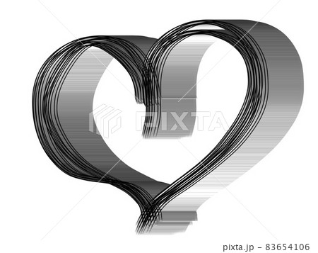 立体的アート　モノクロ 83654106