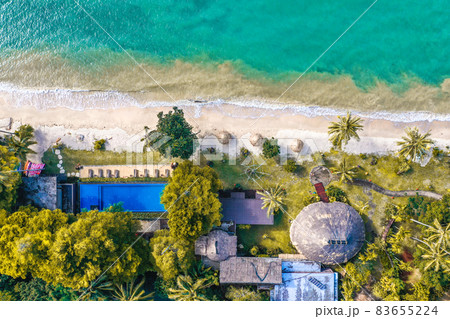 Koh Mak tropical island and its paradise beach near koh Chang, Trat, Thailand 83655224