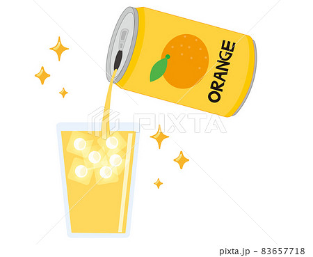 缶ジュース　アルミ缶　ベクターイラストト 83657718