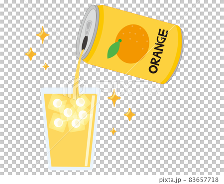 缶ジュース　アルミ缶　ベクターイラストト 83657718