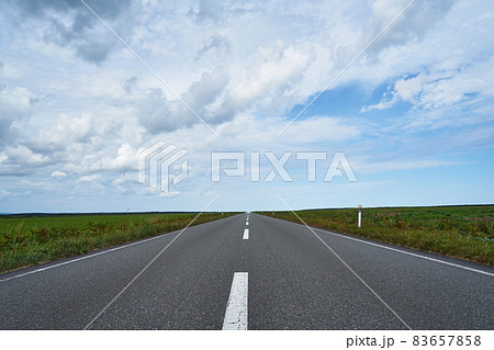 北海道猿払村　エサヌカ線 83657858