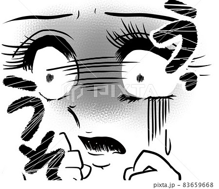 70年代少女漫画顔面蒼白ショックを受けて白目絶句ドアップ女の子 70年代少女漫画顔面蒼白ショックを受けて白目絶句ドアップ女の子 83659668