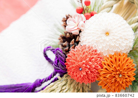 しめ縄no.483 2025年度しめ縄no.812 フラワー・リース 