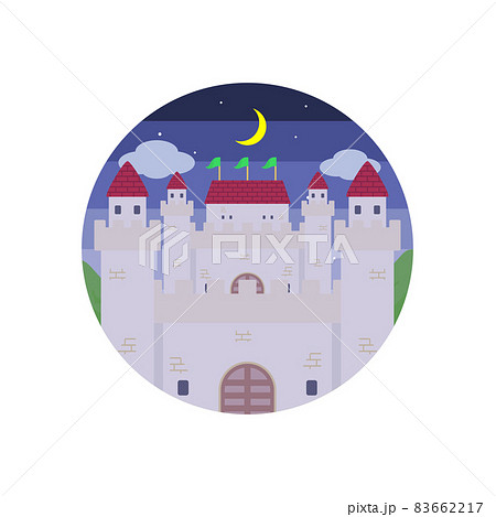 城のアイコン　夜 83662217