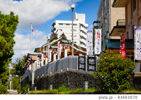 住吉神社の風景です。すみよしさんと呼ばれ親しまれています。-5 83663070