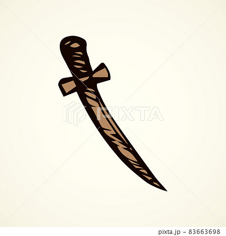 Sabre. Vector drawing Sabre. Vector drawing 83663698