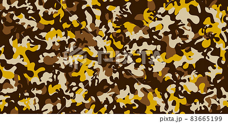迷彩パターン-シームレス　背景素材　テクスチャ 83665199