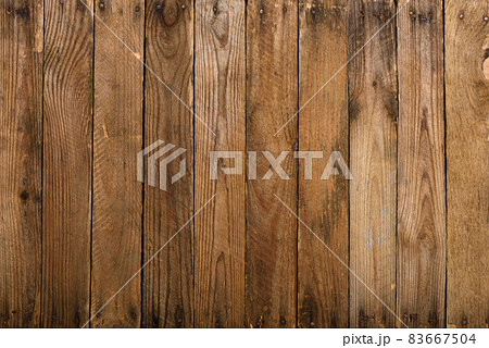Vintage old weathered wood background from wooden planks with rusty nails Vintage old weathered wood background from wooden planks with rusty nails 83667504