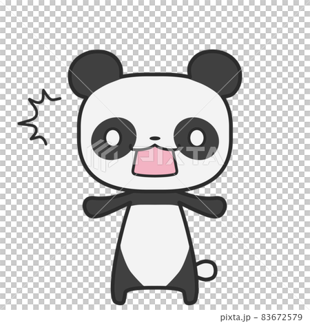Surprised panda 83672579