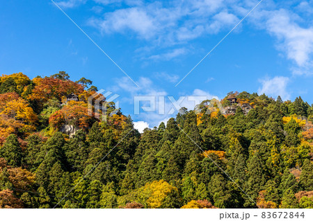 錦秋の山寺 83672844