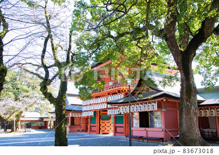 富士山本宮浅間大社　楼門　横位置 83673018