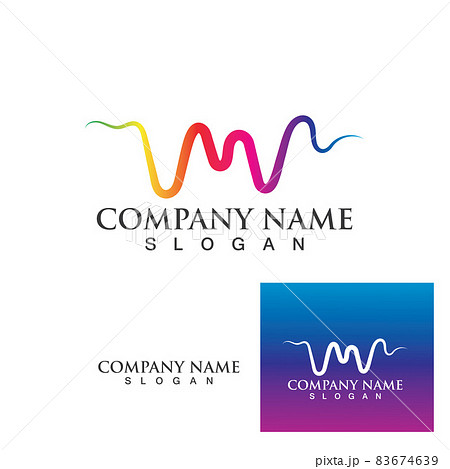 Sound waves vector illustration 83674639