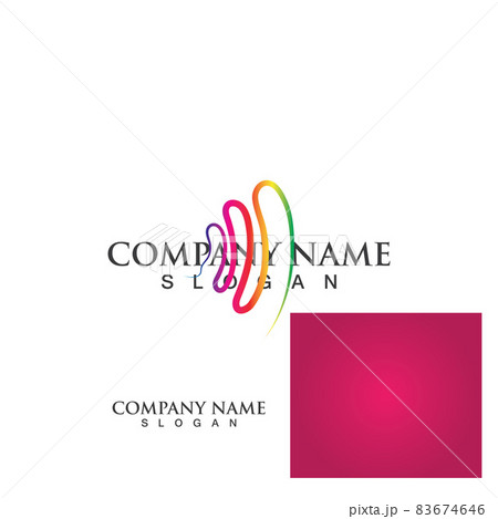 Sound waves vector illustration 83674646