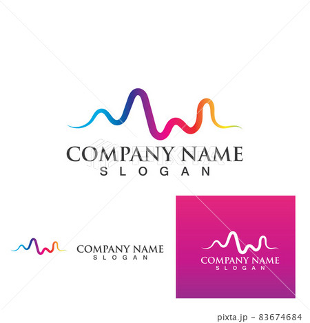 Sound waves vector illustration Sound waves vector illustration 83674684