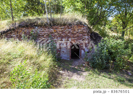 Consumable powder magazine. Trongzund fortress. Vysotsk. Leningrad region. Russia Consumable powder magazine. Trongzund fortress. Vysotsk. Leningrad region. Russia 83676501
