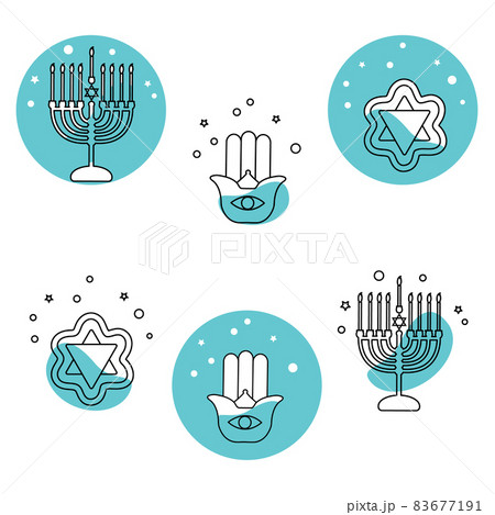 Jewish Holiday Israel Judaism Religious Menorah 83677191