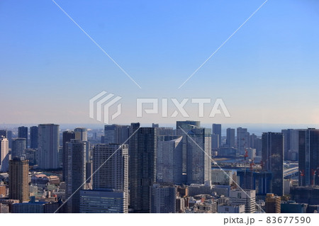 東京のビル・マンション群　 83677590