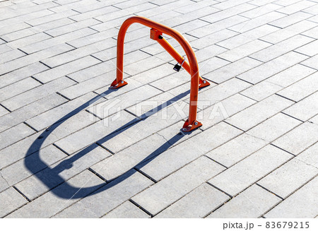 Mechanical folding barrier for parking of vehicles Mechanical folding barrier for parking of vehicles 83679215