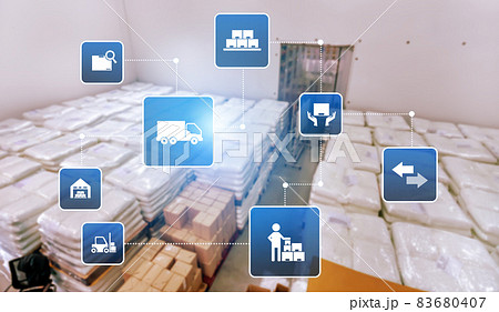 Smart warehouse management system with innovative internet of things technology Smart warehouse management system with innovative internet of things technology 83680407