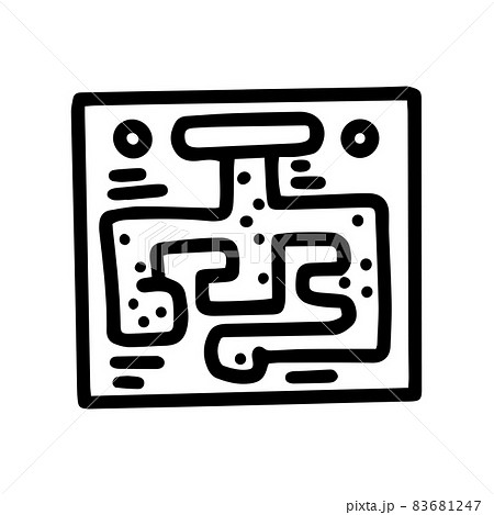 ant farm line vector doodle simple icon ant farm line vector doodle simple icon 83681247