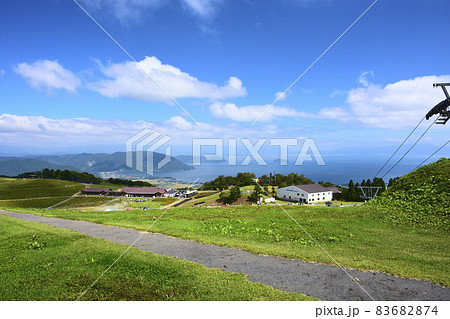 びわこ箱館山 山頂からの景色 びわこ箱館山 山頂からの景色 83682874