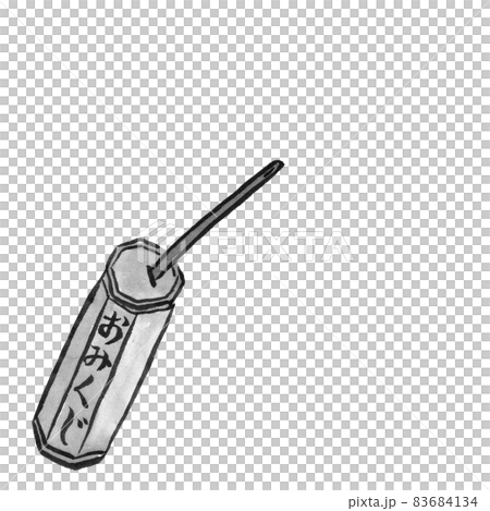 Omikuji（手繪墨水插圖） 83684134