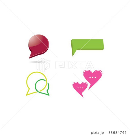 Speech bubble 83684745