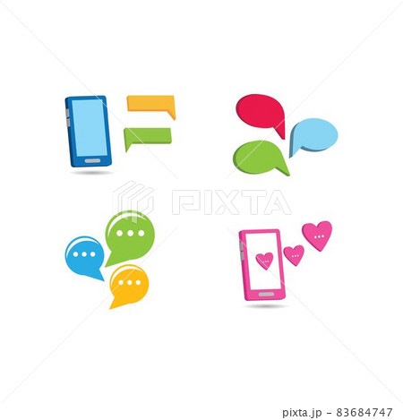 Speech bubble 83684747