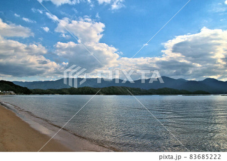 糸島の海 引津湾 風景4 糸島の海 引津湾 風景4 83685222