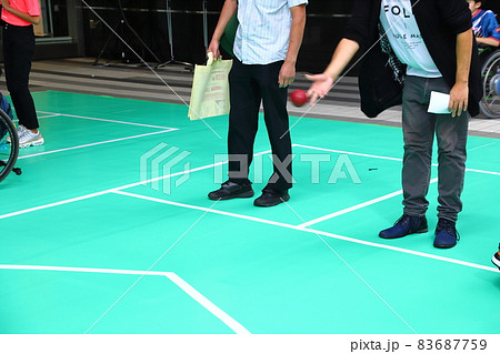 ボッチャ(障がい者、障害者、障碍者、パラスポーツ、ユニバーサルスポーツ) ボッチャ(障がい者、障害者、障碍者、パラスポーツ、ユニバーサルスポーツ) 83687759