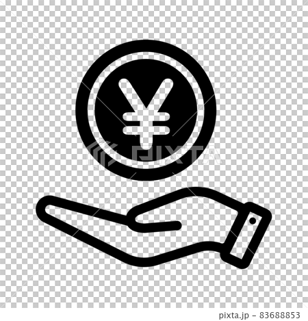 お金・金融・経済・投資 (日本円)　アイコンイラスト 83688853
