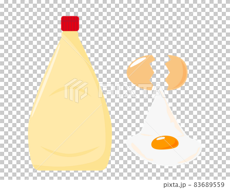 マヨネーズ　イラスト 83689559