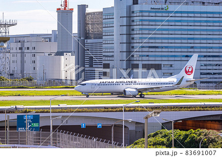 羽田空港の風景・タキシング 羽田空港の風景・タキシング 83691007
