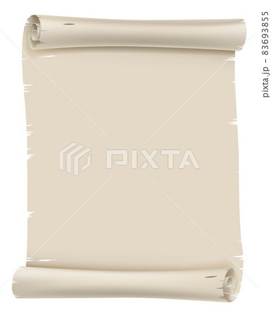 Vintage Paper Scroll Parchment Banner 83693855