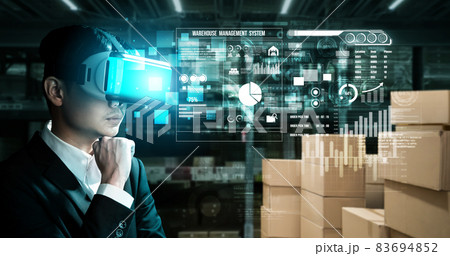 Future virtual reality technology for innovative VR warehouse management 83694852