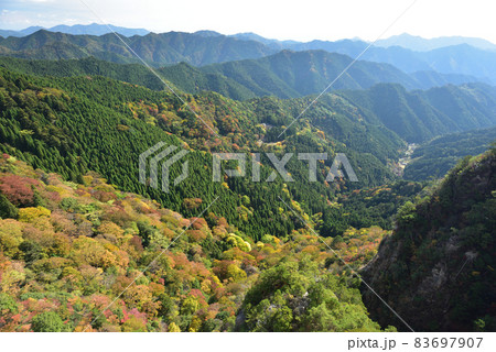 地蔵岳より見下ろす紅葉 地蔵岳より見下ろす紅葉 83697907