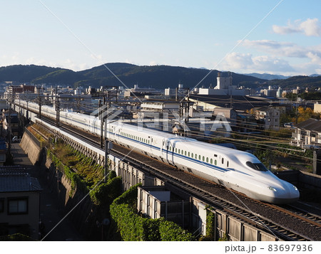 新幹線N700S J20編成試運転 山科付近にて 新幹線N700S J20編成試運転 山科付近にて 83697936