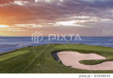 Pebble Beach golf course, Monterey, California, USA Pebble Beach golf course, Monterey, California, USA 83698830