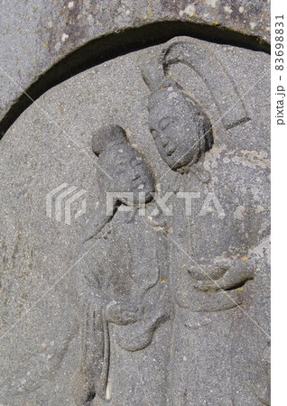 信州 松本の文化財 入山辺中村地区の双体道祖神 高遠石工 藤森吉弥の彫像 信州 松本の文化財 入山辺中村地区の双体道祖神 高遠石工 藤森吉弥の彫像 83698831