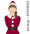 クリスマスの女性 83699002