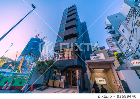 日本の東京都市景観 神谷町駅や虎ノ門・麻布台地区第一種市街地再開発事業を望む=2021年11月5日 日本の東京都市景観 神谷町駅や虎ノ門・麻布台地区第一種市街地再開発事業を望む=2021年11月5日 83699440