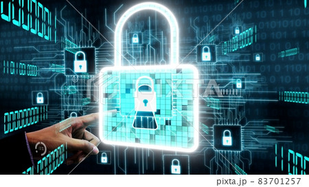 Cyber Security and Digital Data Protection conceptual 83701257