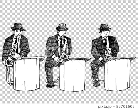 爵士樂隊演奏大樂隊 83701605